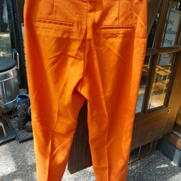 H&M Orange Dress Pants-NWOT - Picture 2 of 3
